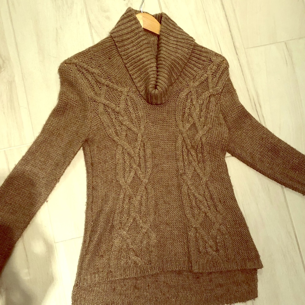 Cynthia Rowley tan sweater